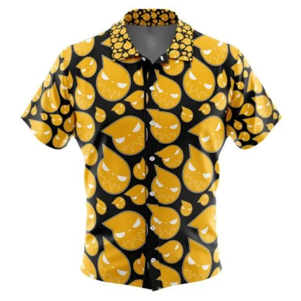 Soul Symbol Soul Eater Button Up Hawaiian Shirt