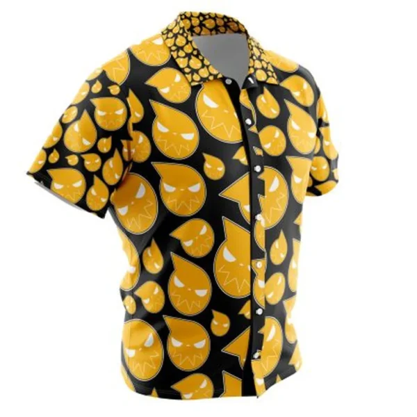 Soul Symbol Soul Eater Button Up Hawaiian Shirt