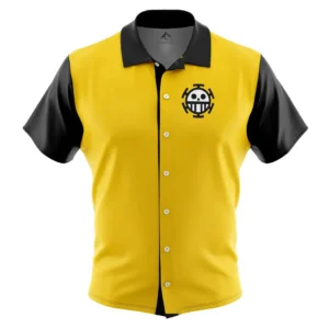 Trafalgar Law One Piece Button Up Hawaiian Shirt