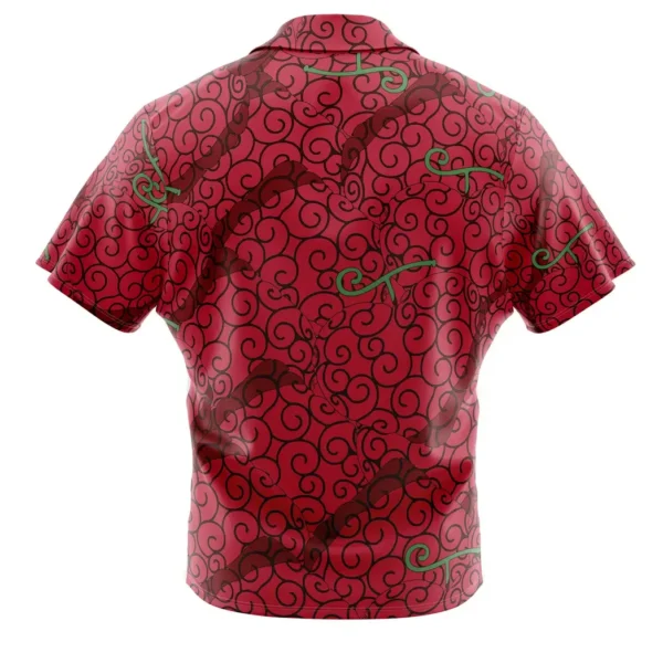 Ope Ope No Mi Luffy Devil Fruit One Piece Button Up Hawaiian Shirt