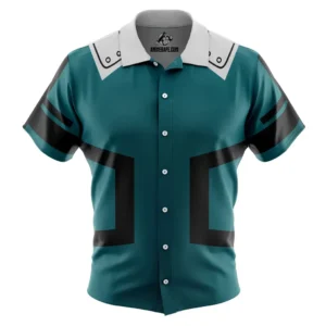 Deku My Hero Academia Button Up Hawaiian Shirt