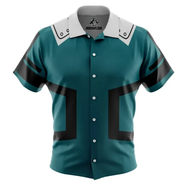 Deku My Hero Academia Button Up Hawaiian Shirt