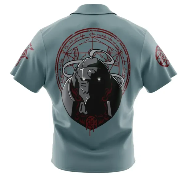 Alphonse V2 Full Metal Alchemist Button Up Hawaiian Shirt