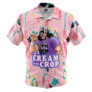 The Cream of the Crop Pro Wrestling Button Up Hawaiian Shirt