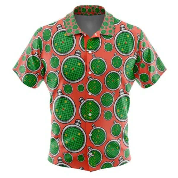 Dragon Radar Dragon Ball Z Button Up Hawaiian Shirt