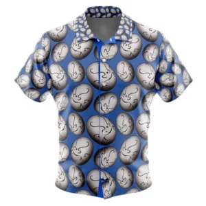 Shizue Mask That Time I got Reincarnated as a Slime Button Up Hawaiian Shirt