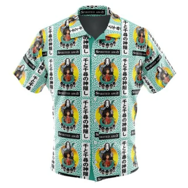 Spirited Away Studio Ghibli Button Up Hawaiian Shirt