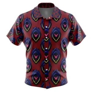 Zero Mask Code Geass Button Up Hawaiian Shirt