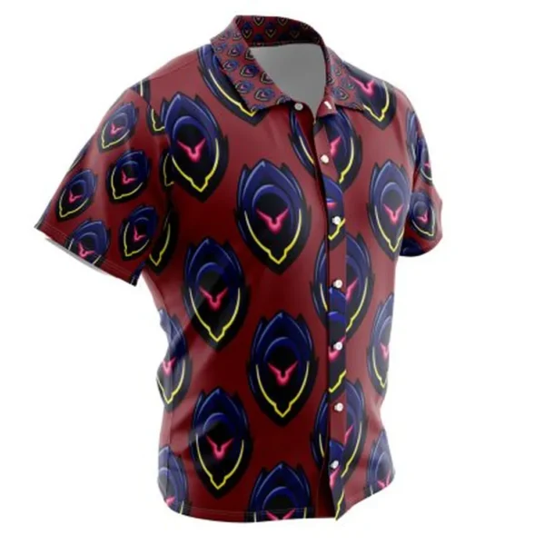 Zero Mask Code Geass Button Up Hawaiian Shirt