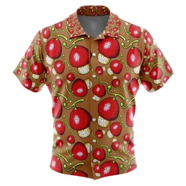 Hito Hito no Mi One Piece Button Up Hawaiian Shirt