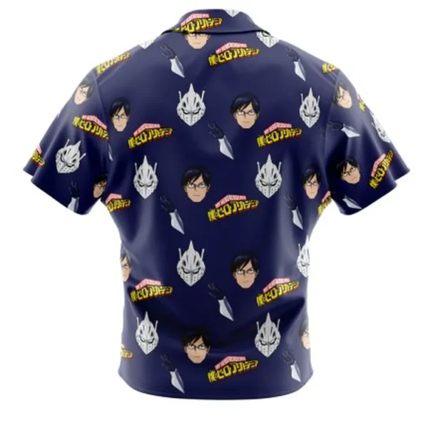 Engine Ida Tenya My Hero Academia Button Up Hawaiian Shirt