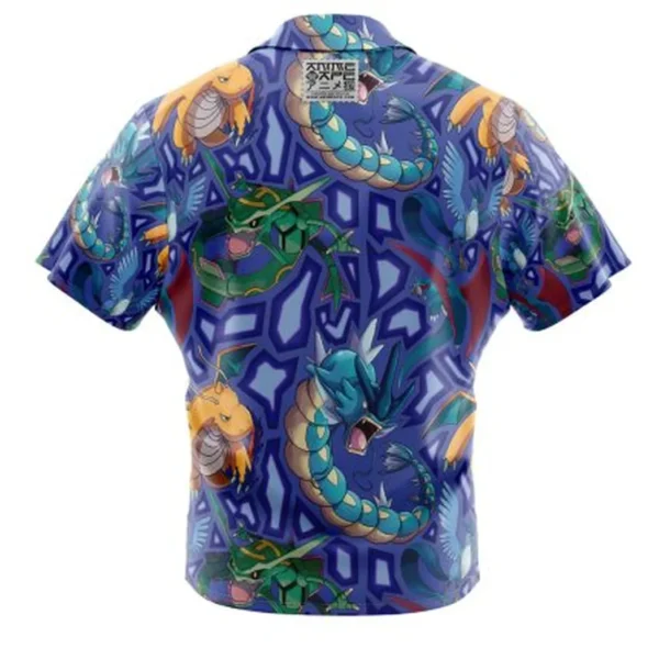 Flying Type Pokemon Pokemon Button Up Hawaiian Shirt