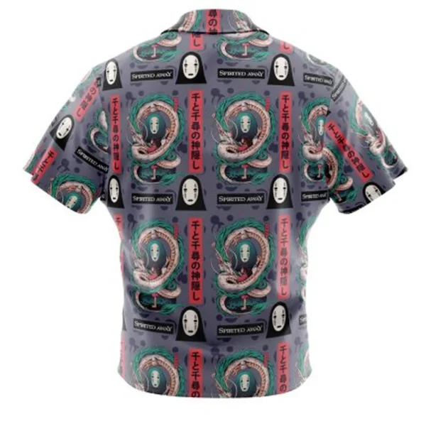 Mythical Spirited Away Studio Ghibli Button Up Hawaiian Shirt