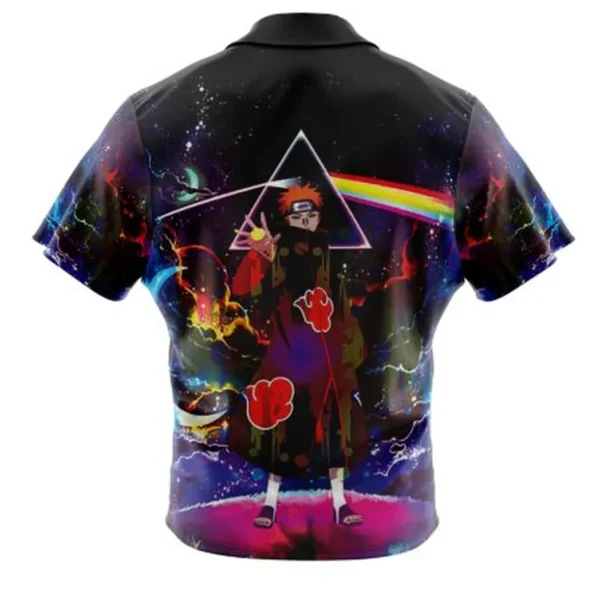 Naruto Akatsuki Astral Led Pain Button Up Hawaiian Shirt