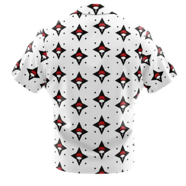 Sasuke Uchiha Naruto Button Up Hawaiian Shirt