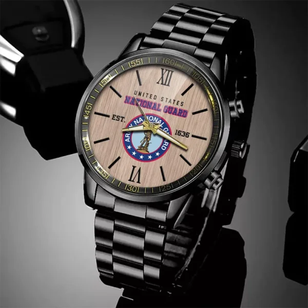 US National Guard Watch, Military Veteran Watch, Dad Gifts, Military Watches For Men