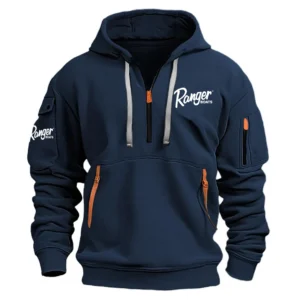 Ranger Hoodie Half Zipper Exclusive Logo Tournament HCAH11501RBZ