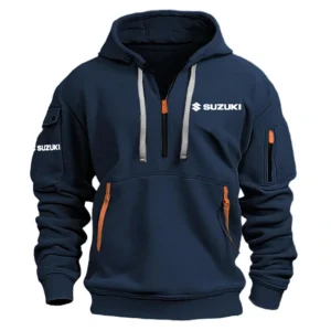 Suzuki Hoodie Half Zipper Exclusive Logo Tournament HCAH11501SUZ