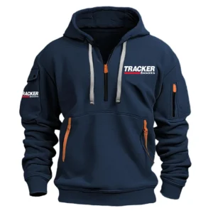 Tracker Hoodie Half Zipper Exclusive Logo Tournament HCAH11501TRZ