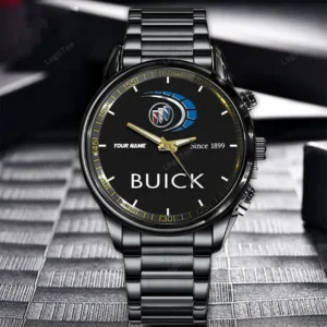 Buick Since 1899 Watch Custom Name, Stainless Steel Watch, Dad Gifts