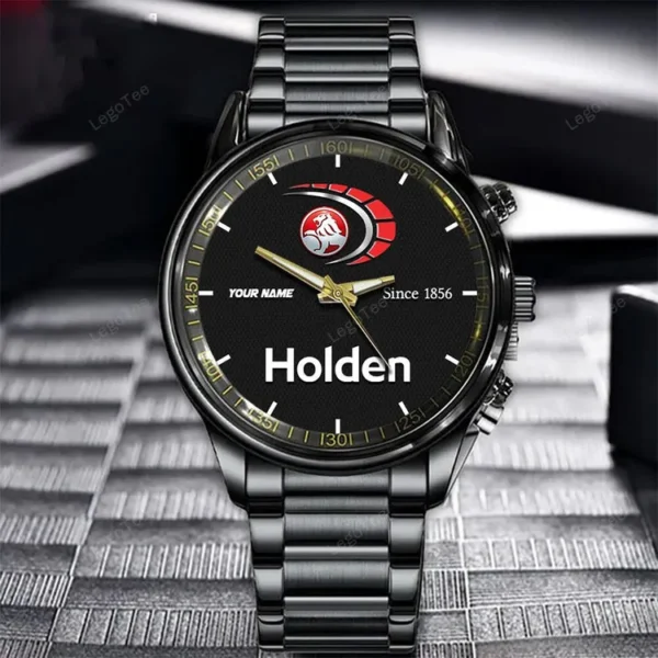 Holden Since 1856 Watch Custom Name, Stainless Steel Watch, Dad Gifts