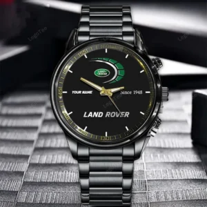 Land-Rover Since 1948 Watch Custom Name, Stainless Steel Watch, Dad Gifts