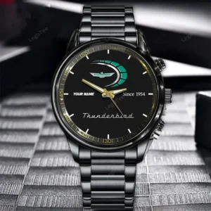 Thunderbird Since 1934 Watch Custom Name, Stainless Steel Watch, Dad Gifts