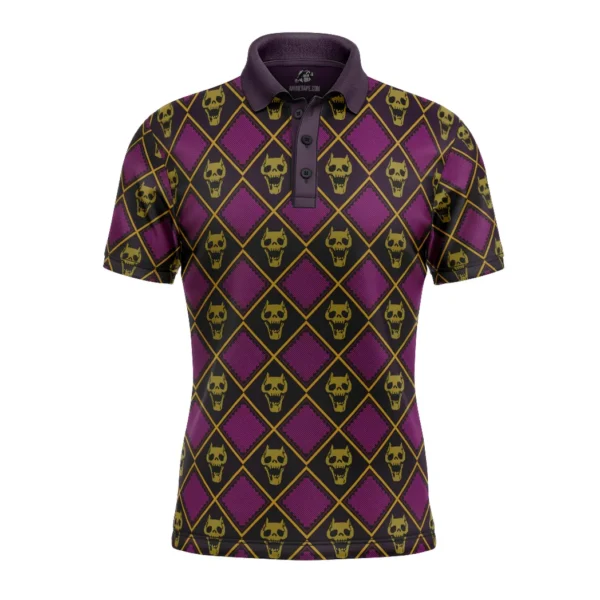 Yoshikage Kira Killer Queen Jojo's Bizarre Adventure Polo Goft Shirt