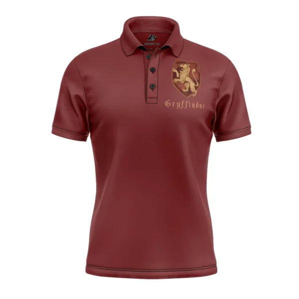 Hogwarts Legacy Gryffindor Harry Potter Polo Goft Shirt