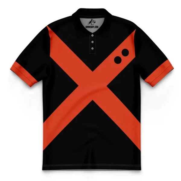 Bakugo My Hero Academia Polo Goft Shirt