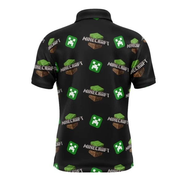 Power Minecraft Polo Goft Shirt