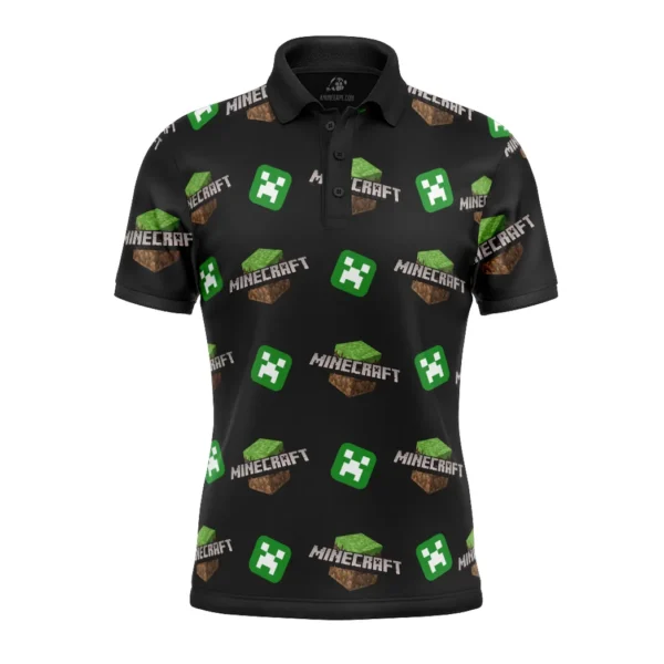 Power Minecraft Polo Goft Shirt