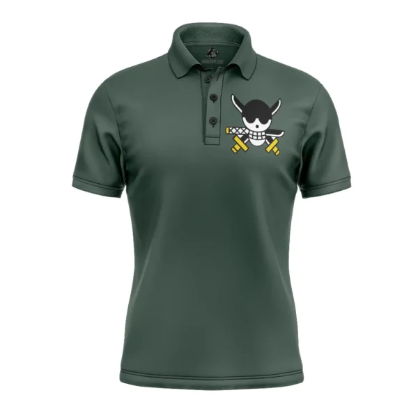 Roronoa Zoro One Piece V2 Polo Goft Shirt