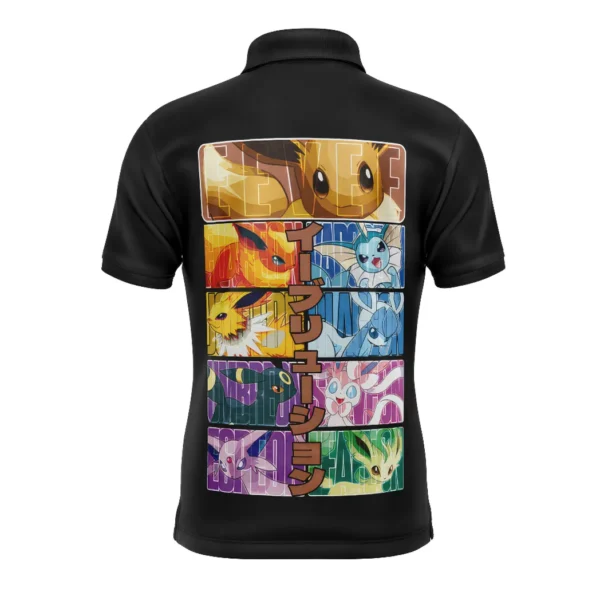 Eeveelution Pokemon Polo Goft Shirt