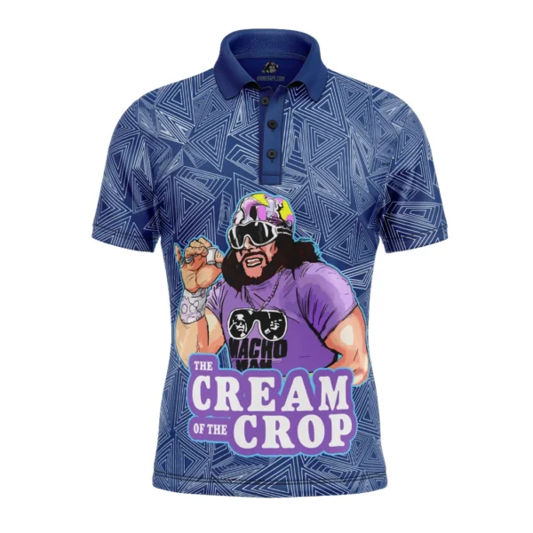 The Cream Rises To The Top Wrestling V2 Polo Goft Shirt