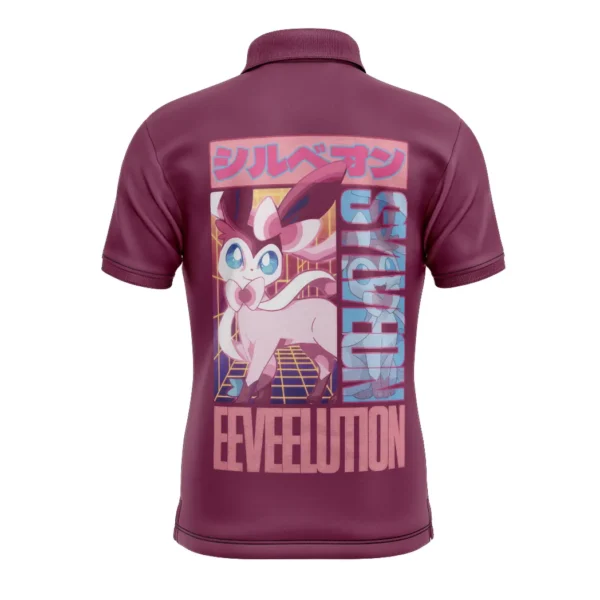 Sylveon Pokemon Polo Goft Shirt