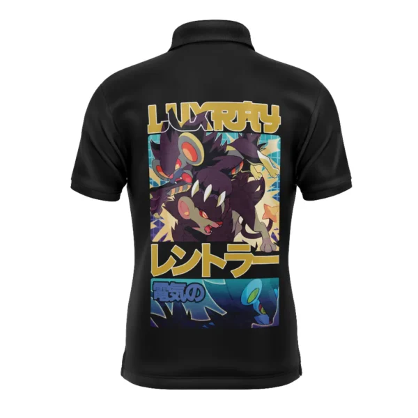 Luxray Pokemon Polo Goft Shirt