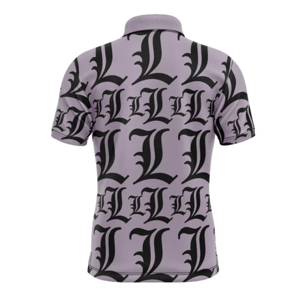 L Symbol Death Note Polo Goft Shirt