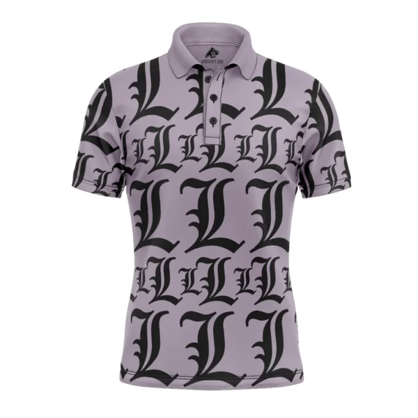 L Symbol Death Note Polo Goft Shirt