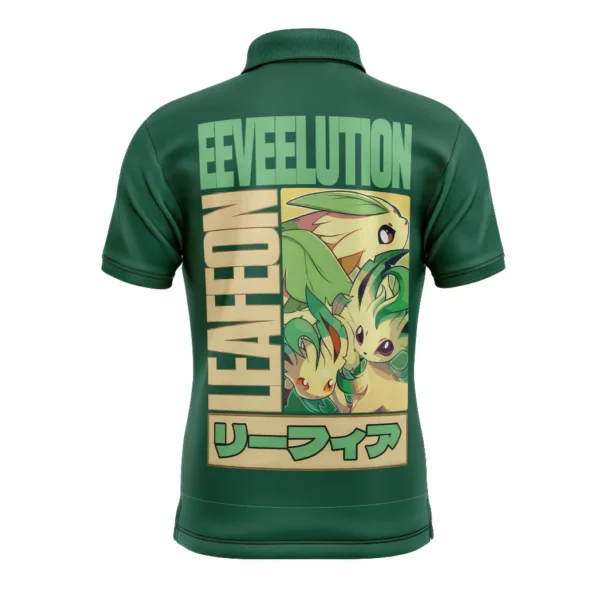 Leafeon Pokemon Polo Goft Shirt