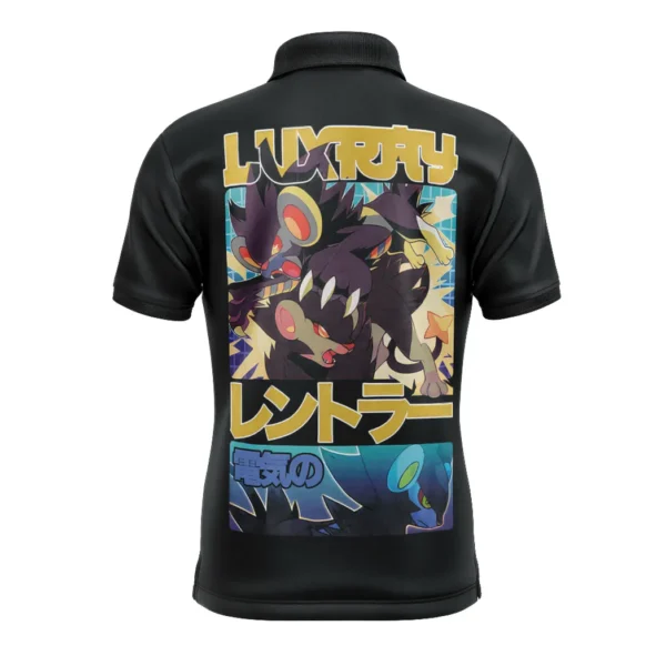 Luxray Pokemon Polo Goft Shirt