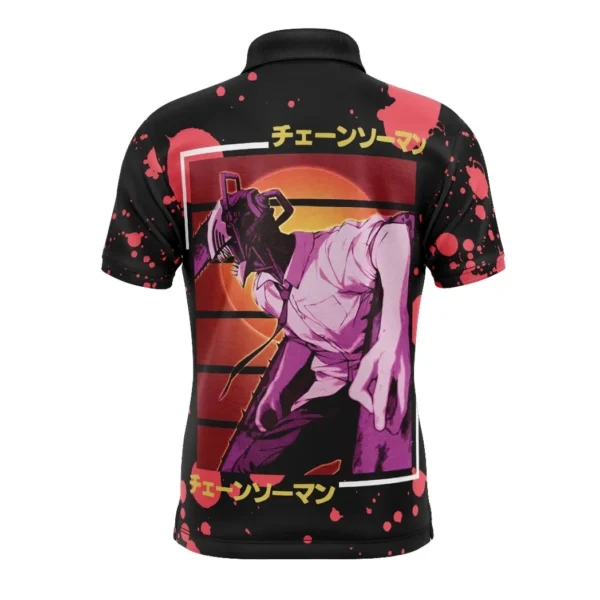 Chainsaw Man Polo Goft Shirt