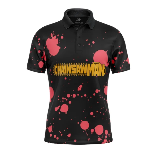 Chainsaw Man Polo Goft Shirt