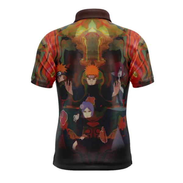 Naruto Neon Bond Akatsuki Polo Goft Shirt