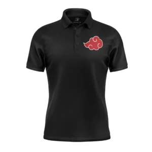 Itachi Uchiha Akatsuki Naruto Polo Goft Shirt