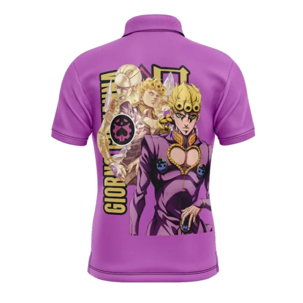 Giorno Giovanna Jojo's Bizarre Adventure Super Polo Goft Shirt