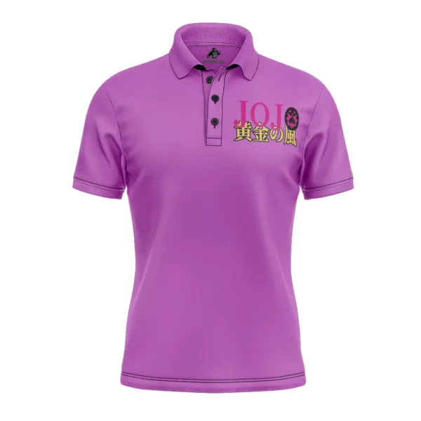 Giorno Giovanna Jojo's Bizarre Adventure Super Polo Goft Shirt