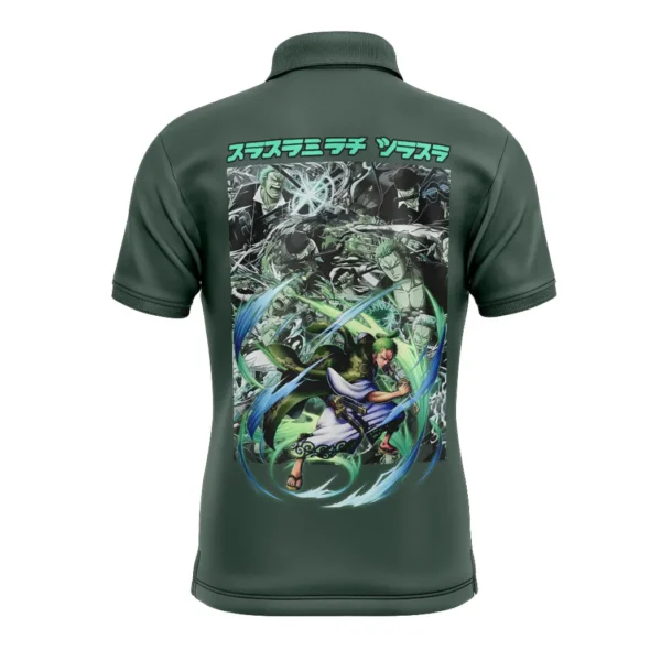 Roronoa Zoro One Piece Polo Goft Shirt