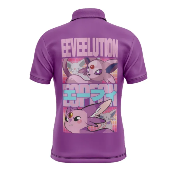 Espeon Pokemon Polo Goft Shirt