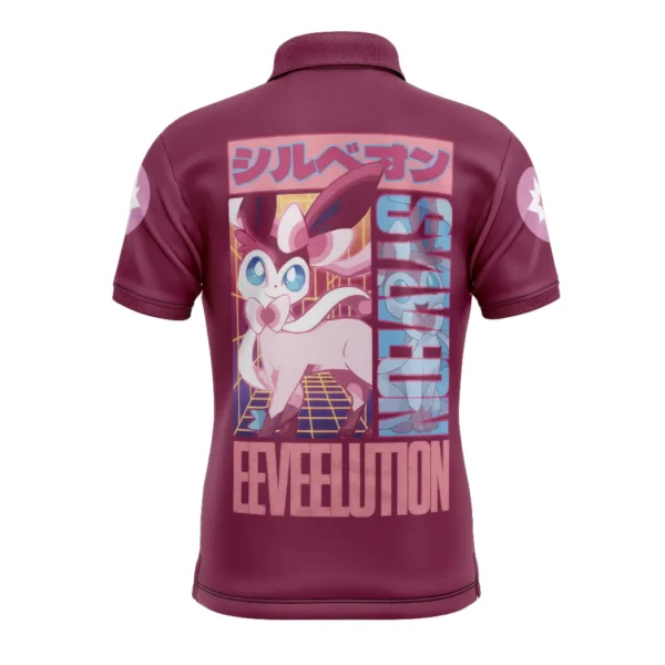 Sylveon Pokemon Polo Goft Shirt